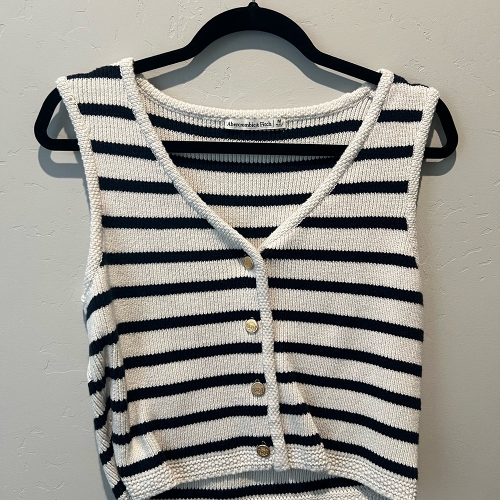 The A&F Mara Button-Up Sweater Vest